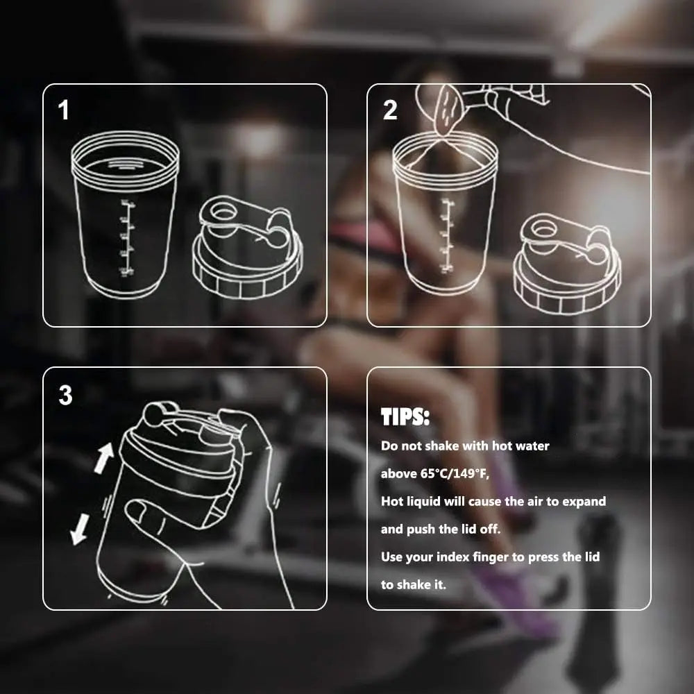 FitMix™ Three-Layer Shaker Bottle™