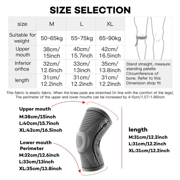 Premium Silicone Knee Support Brace™